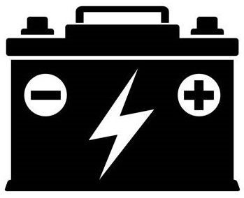 Bình ắc quy được lắp đặt