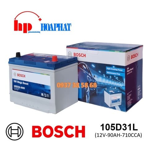 ẮC QUY BOSCH 105D31L (12V-90AH)