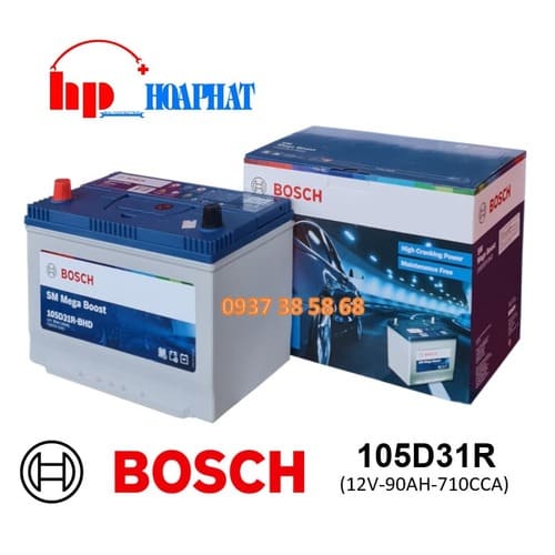 ẮC QUY BOSCH 105D31R (12V-90AH)