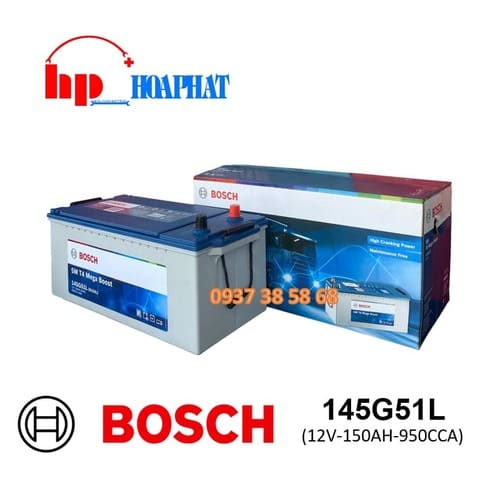 ẮC QUY BOSCH 145G51L (12V-150AH)