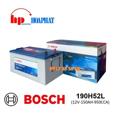 ẮC QUY BOSCH 190H52L (12V-200AH)