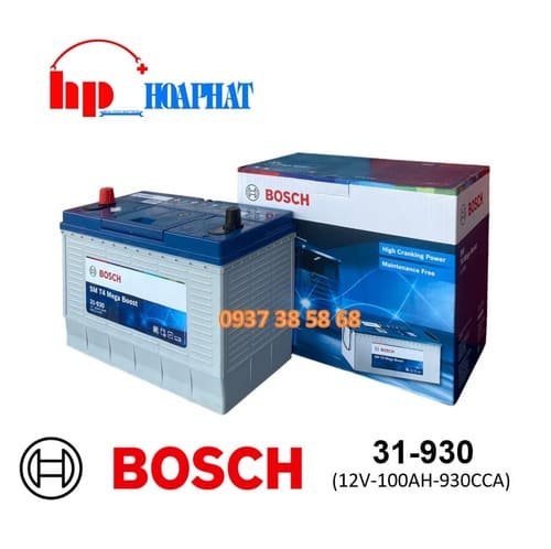 ẮC QUY BOSCH 31-930 (12V-100AH)