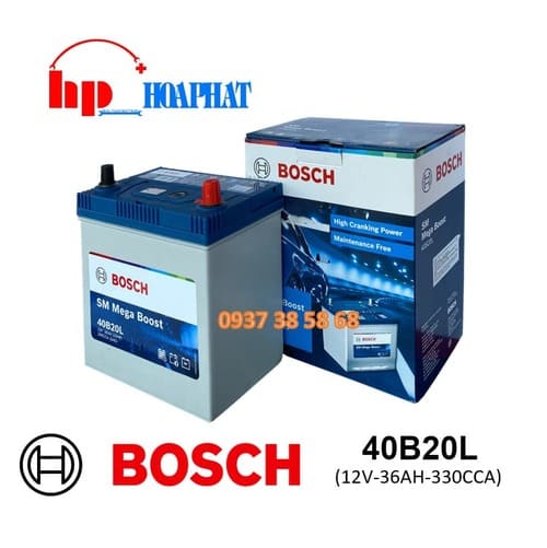 ẮC QUY BOSCH 40B20L (12V-36AH)