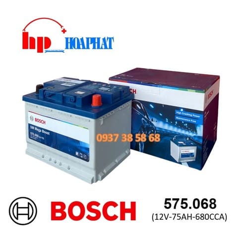 ẮC QUY BOSCH 575.068 (12V-75AH)