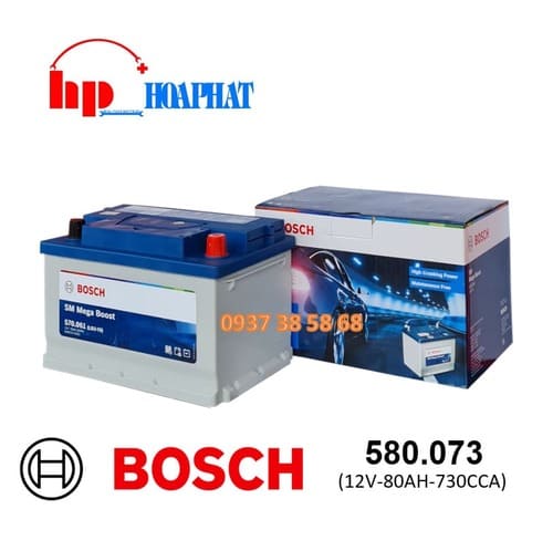 ẮC QUY BOSCH 580073 (12V-80AH)