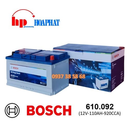 ẮC QUY BOSCH 610.092 (12V-110AH)