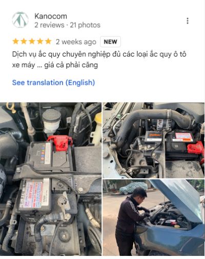 đánh giá khách hàng mua bình ắc quy tại an khánh