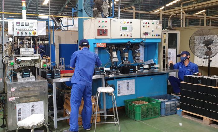 Dây chuyền sản xuất bình ắc quy Đồng Nai tại nhà máy PINACO