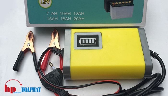 Bộ sạc hiển thị pin đã đầy