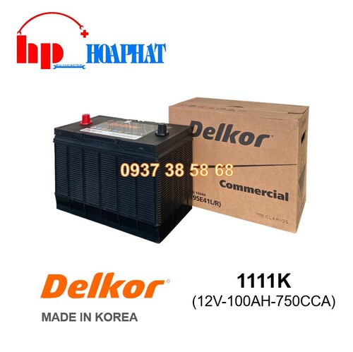 ẮC QUY DELKOR  1111K (12V-100AH)