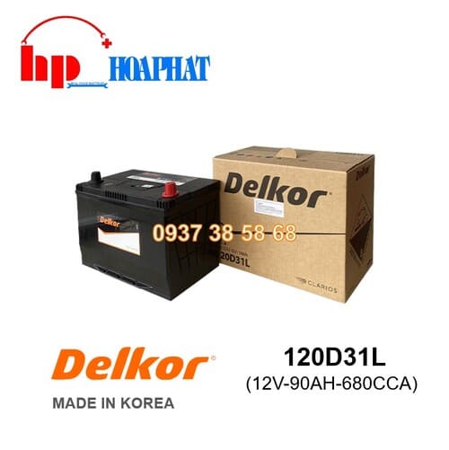 ẮC QUY DELKOR 120D31L (12V-90AH)