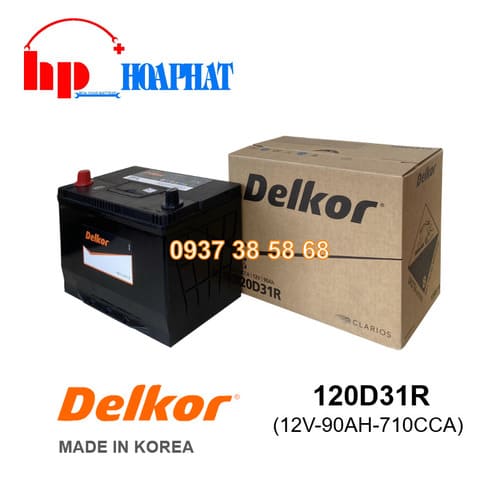 ẮC QUY DELKOR 120D31R (12V-90AH)