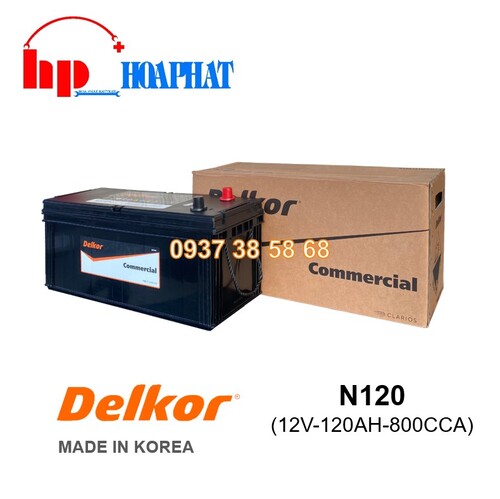 ẮC QUY DELKOR N120 (12V-120AH)