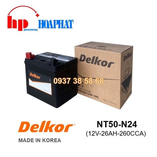 ẮC QUY DELKOR NT50-N24 (12V-26AH)