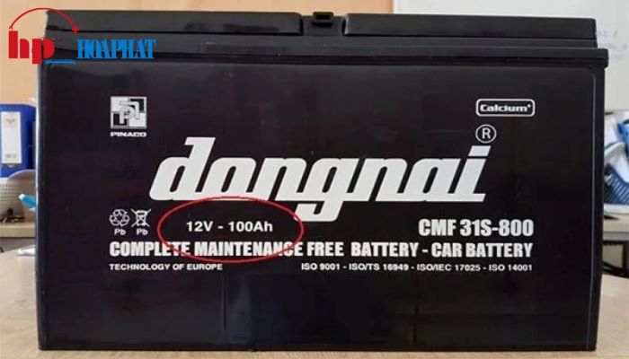 ý nghĩa thông số bình ắc quy 12v