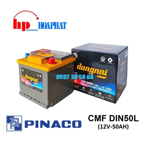 ẮC QUY ĐỒNG NAI  CMF DIN50L (12V -50AH)