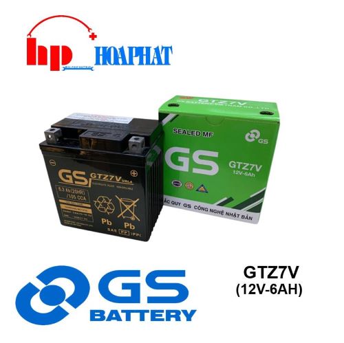 ẮC QUY GS GTZ7V (12V-6AH)