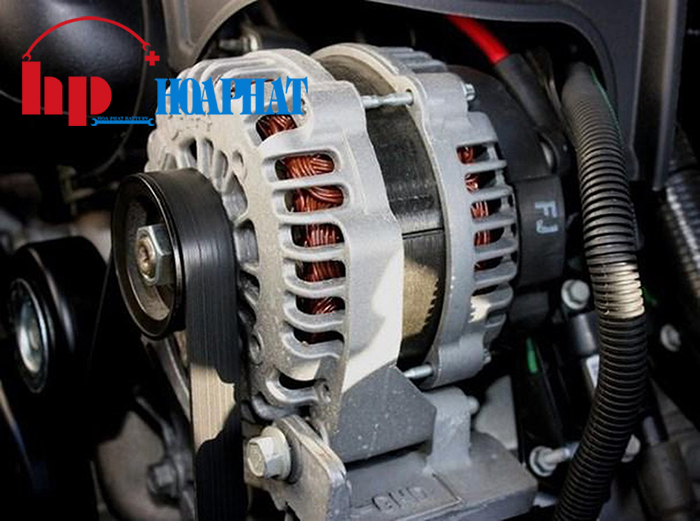 hình ảnh máy phát điện trên ô tô