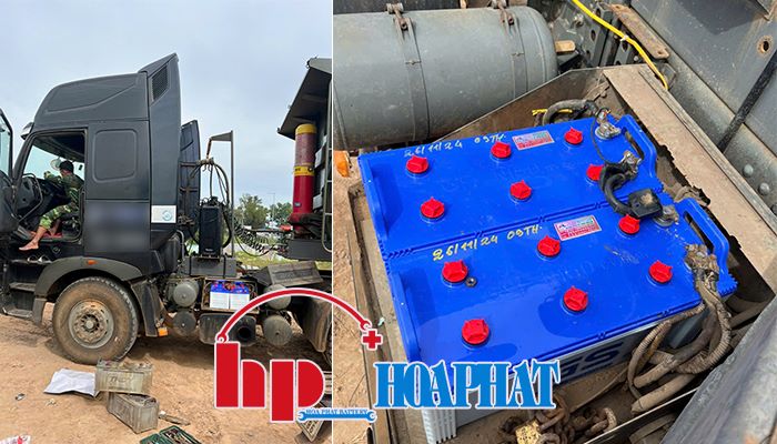 Hoà phát cứu hộ ắc quy xe tải tận nơi tại bình tân