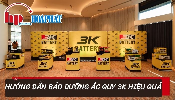 Hướng dẫn bảo dưỡng ắc quy 3K