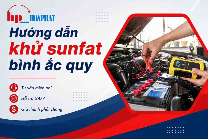 Cách Khử Sunfat Bình Ắc Quy Tại Nhà – Hướng Dẫn Chi Tiết Từ A-Z