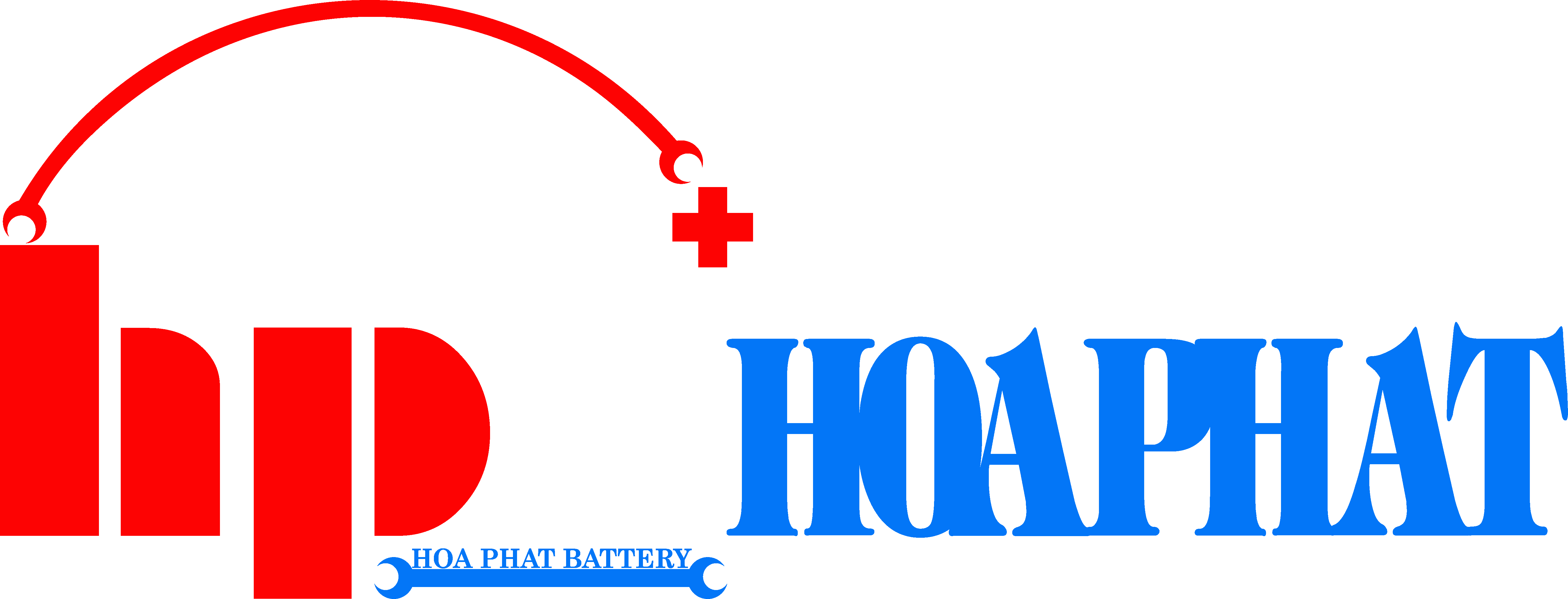 logo ắc quy hoà phát