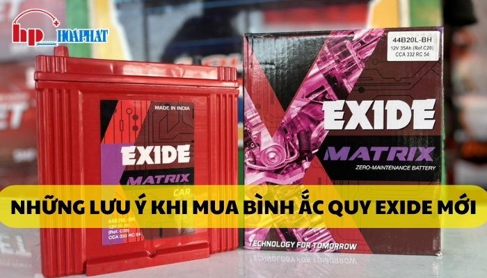 Những lưu ý khi mua ắc quy mới