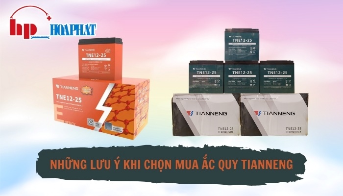 Những lưu ý khi mua ắc quy Tianneng