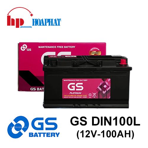 Bình Ắc Quy MF GS DIN100L (12V-100AH)