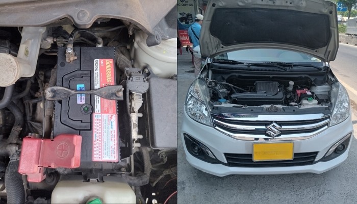 Thay bình ắc quy Colossus NX100-S6L cho xe Suzuki Ertiga
