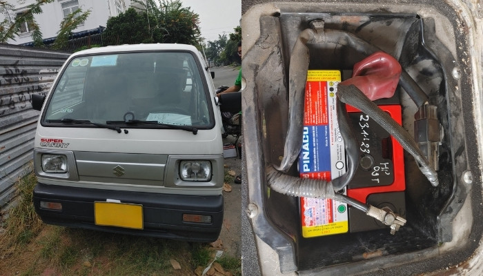 Thay bình ắc quy Đồng Nai CMF 40B20L cho Suzuki Super Carry Truck tại Hoà Phát