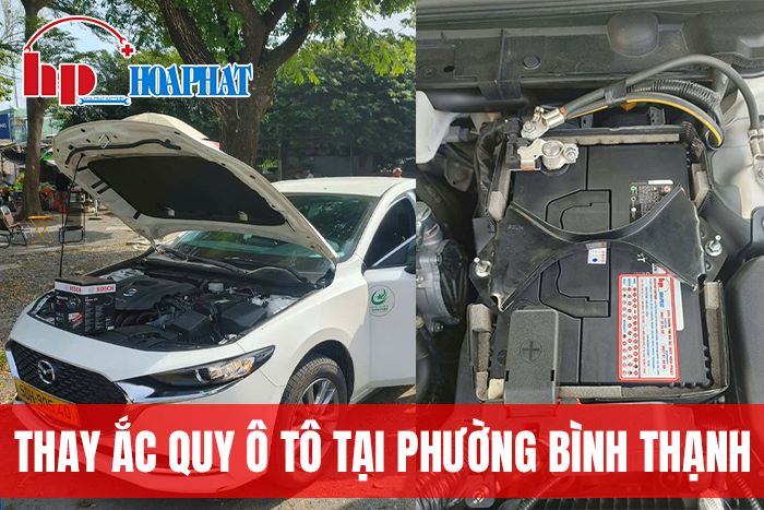 Thay Bình Ắc Quy Ô Tô Tại Phường Bình Thạnh – Ắc Quy Hòa Phát