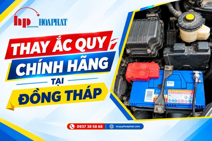 Ắc quy Đồng Tháp: 7 đại lý, cửa hàng ắc quy tại các khu vực