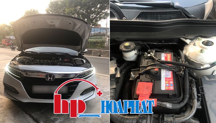 thay thế bình ắc quy xe honda accord chính hãng tại Hoà Phát