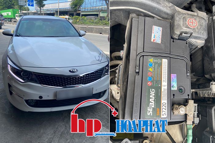 Ắc Quy Hoà Phát - thay bình ắc quy xe kia optima chính hãng tại TP.HCM