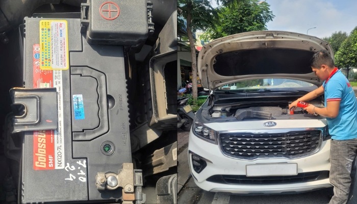 quy trình thay thê ắc quy tại bến thành