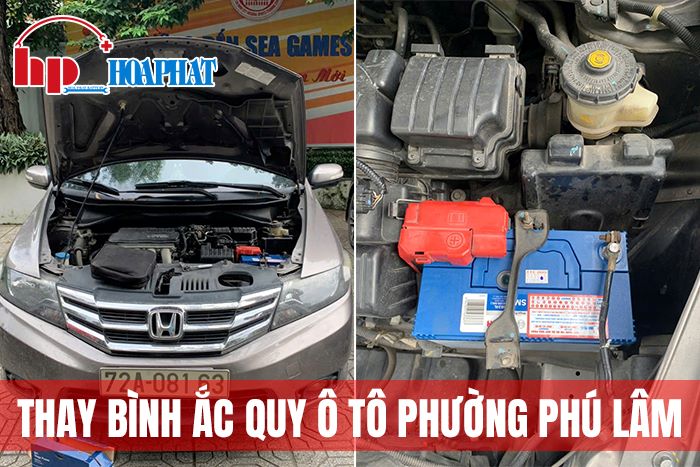 Thay Bình Ắc Quy Ô Tô Tại Phường Phú Lâm, TP.HCM