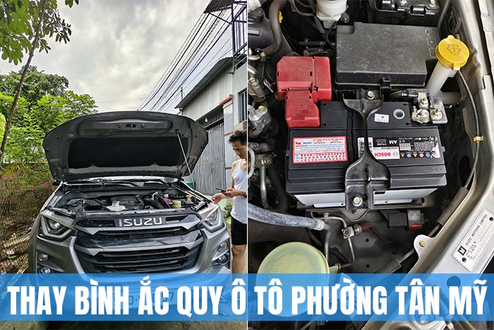 Dịch Vụ Thay Bình Ắc Quy Ô Tô Tận Nơi Phường Tân Mỹ 24/7 