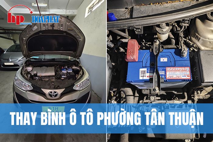 Thay Bình Ắc Quy Ô Tô Tại Phường Tân Thuận Tận Nơi Chính Hãng