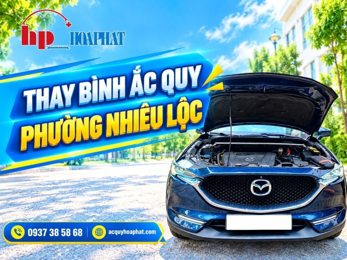 Thay Bình Ắc Quy Chính Hãng Tại Phường Nhiêu Lộc TPHCM