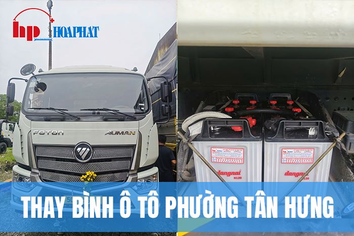 Thay Bình Ắc Quy Ô Tô Tại Phường Tân Hưng Chính Hãng