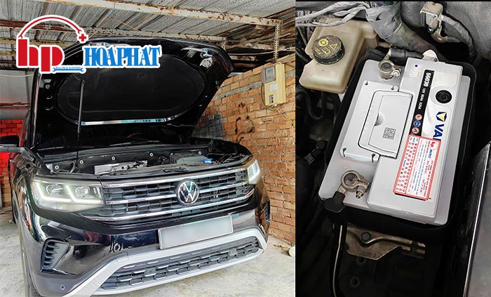 Thay bình ắc quy Varta chính hãng cho xe Volkswagen