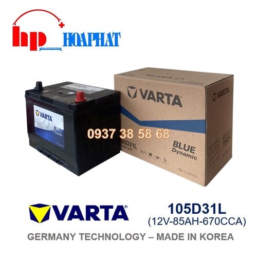 ẮC QUY VARTA 105D31L (12V-85AH)