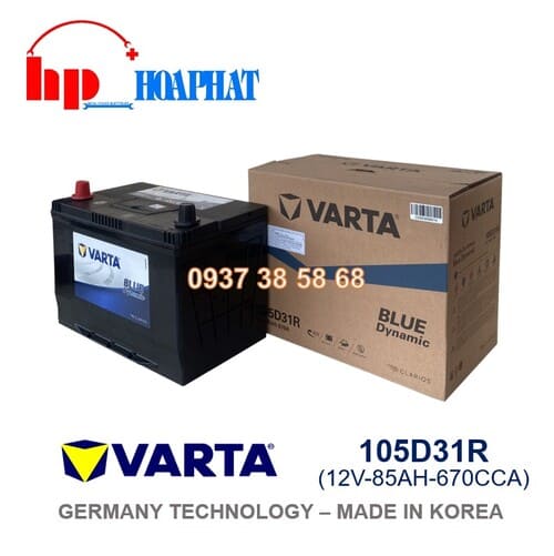 ẮC QUY VARTA 105D31R (12V-85AH)