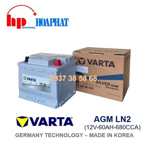 ẮC QUY VARTA LN2 (12V-60AH)