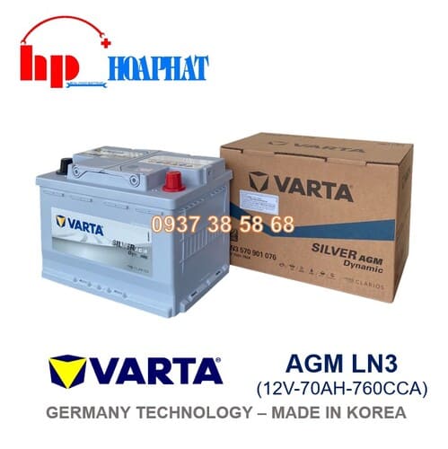 ẮC QUY VARTA AGM LN3 (12V-70AH)