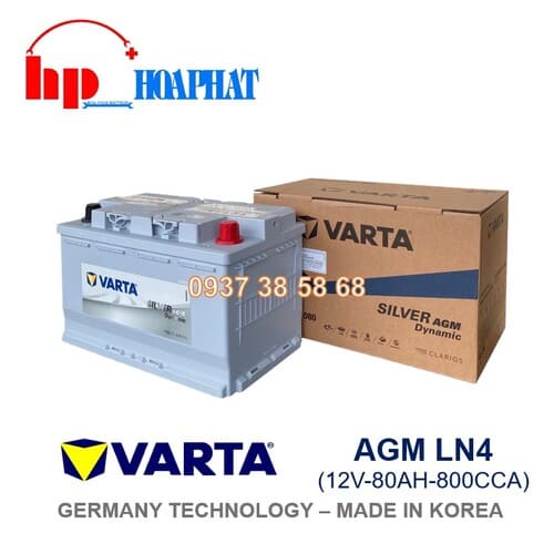 ẮC QUY VARTA AGM LN4 (12V-80AH)