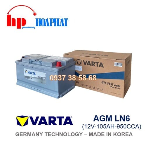 ẮC QUY VARTA AGM LN6 (12V-105AH)