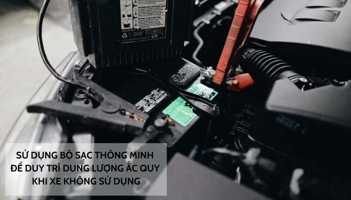 Tháo rời ắc quy khi không sử dụng trong thời gian dài